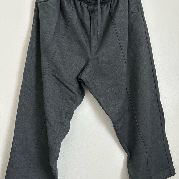 John Blair Men’s Supreme Fleece Stitched-Crease Charcoal GraySweatpants, SizeXXL - Picture 1 of 11